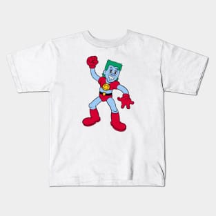 Captain Planet (transparent) Kids T-Shirt